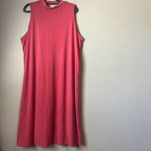 Ing Pink Sleeveless Midi Dress